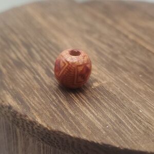 Tiki sunrise patterned bead charm‎